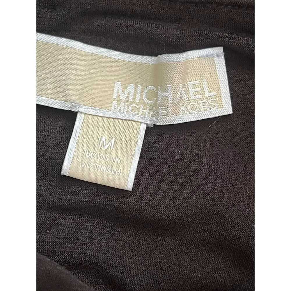 Women's Michael Kors Lace-Up Black Soft‎ and Sexy Maxi Dress Size M